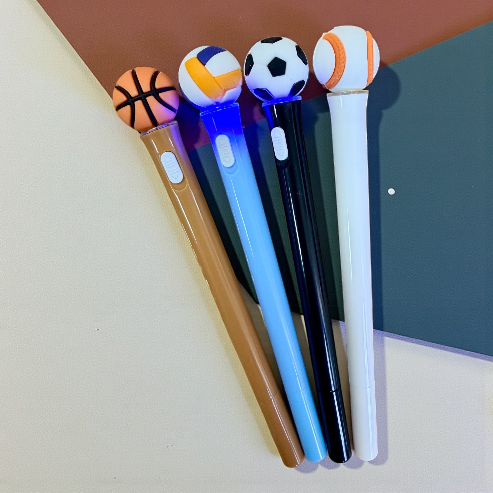 Lapicero con luz Balones