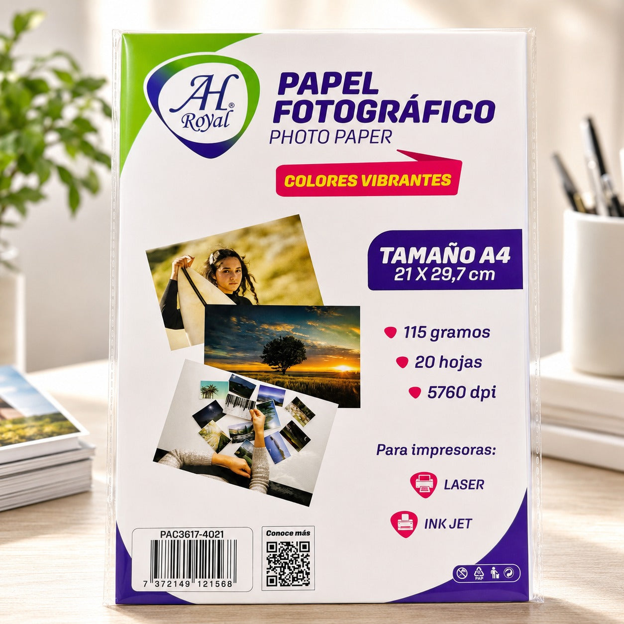 Papel Fotografico AH Royal A4