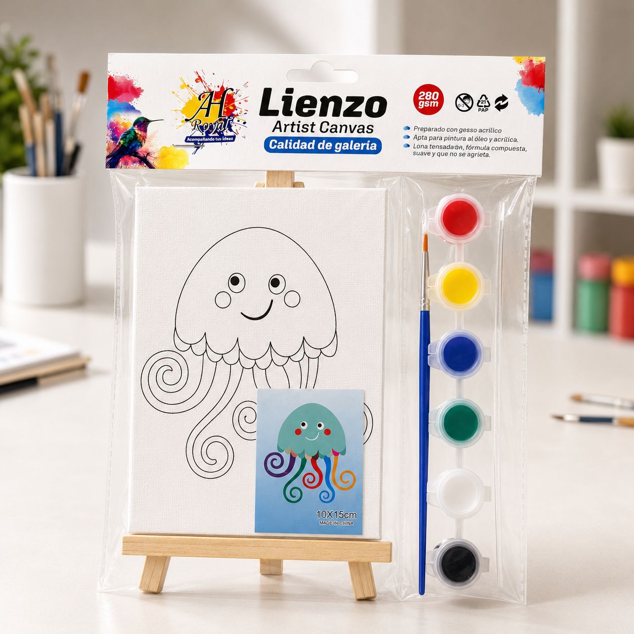 Mini Lienzo con Caballete