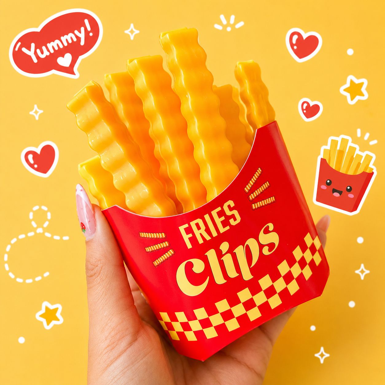 Fries Bag Sealing Clips with Magnet