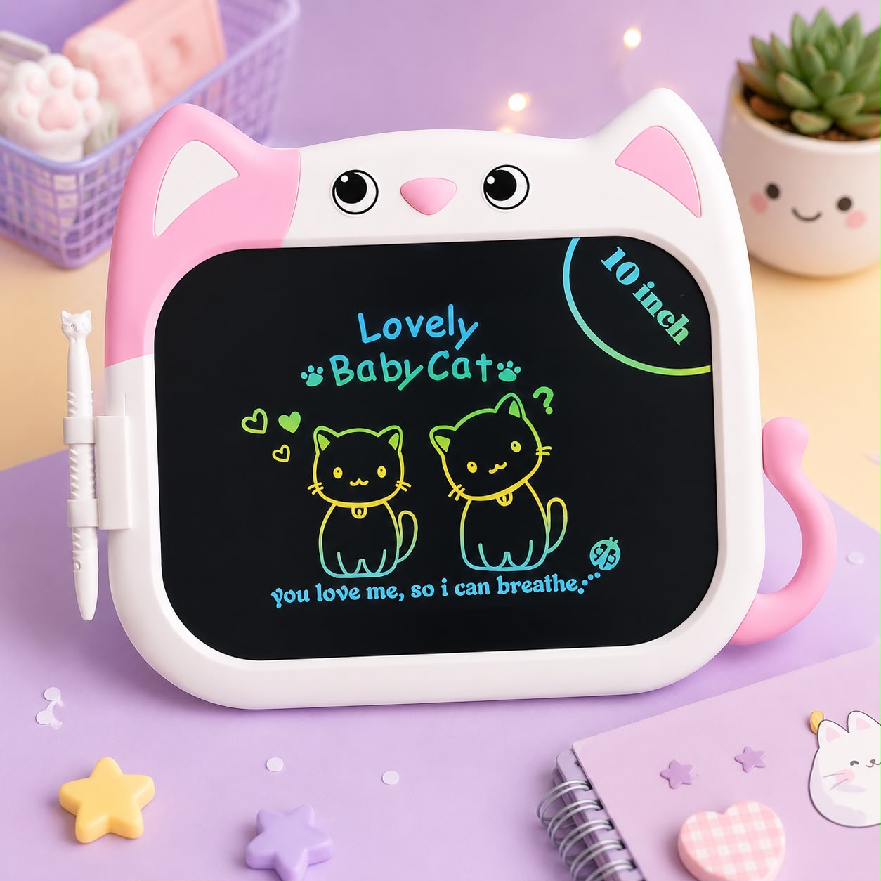 Magic Kitty Magnetic Drawing Board Colors