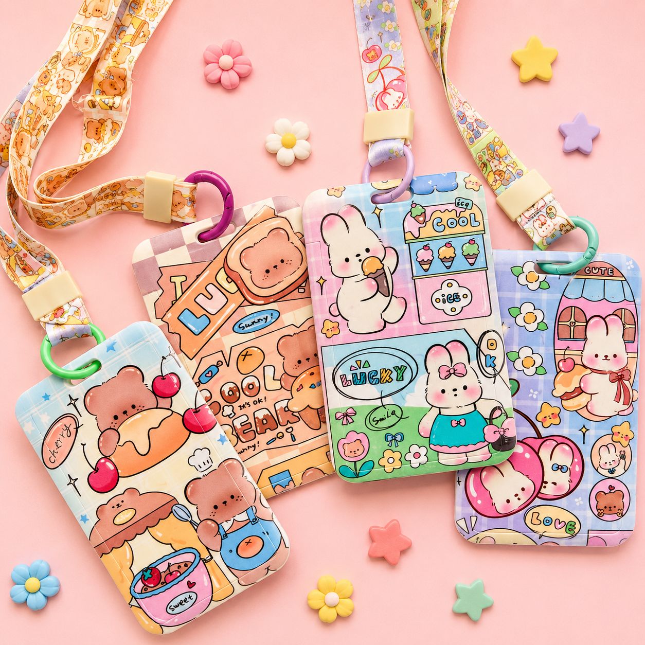 Porta Carnet Animalitos Postre