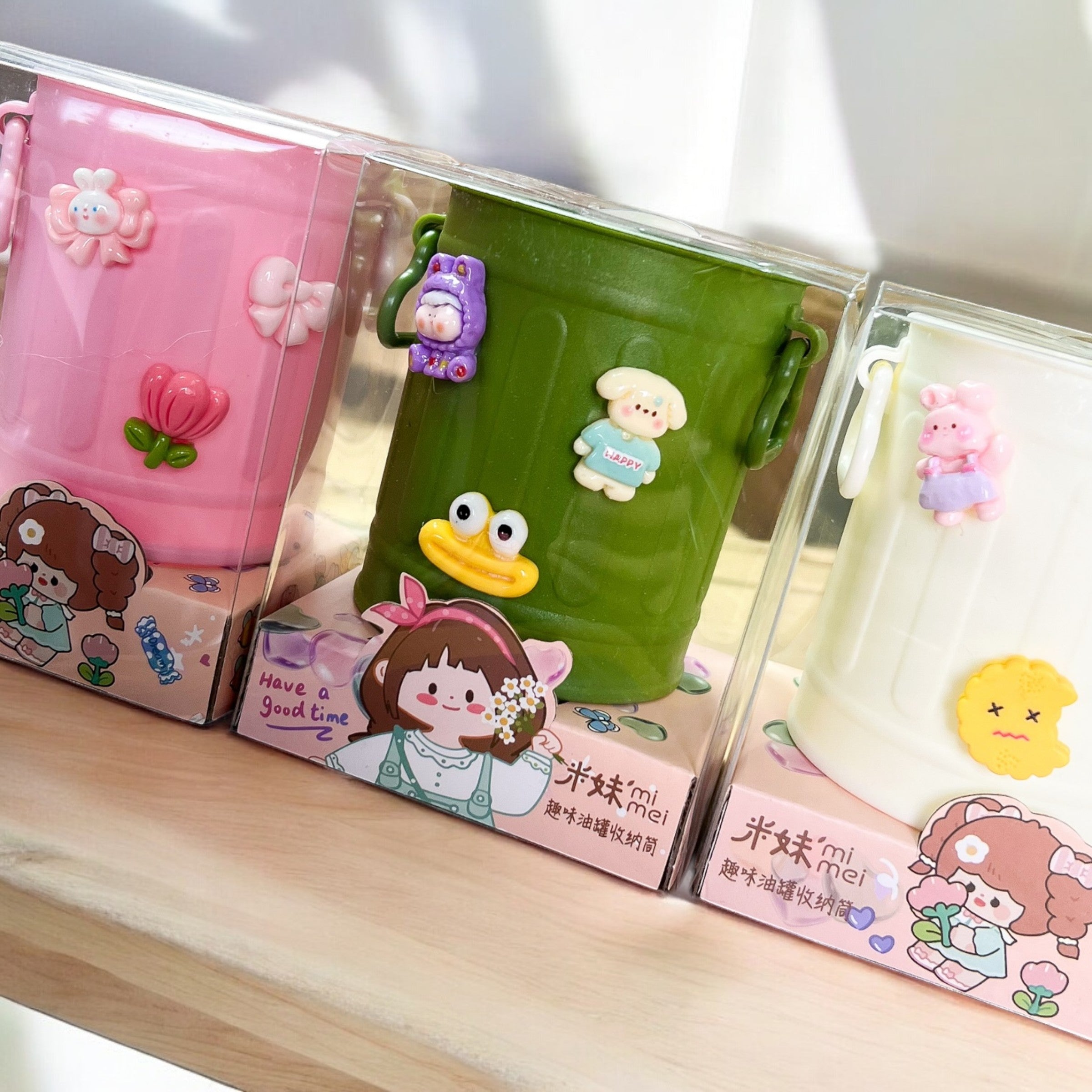 Portalápices con Pines Kawaii