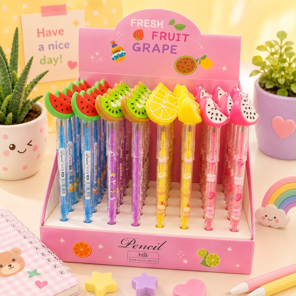 Mechanical Pencil 11 Fruit Leads