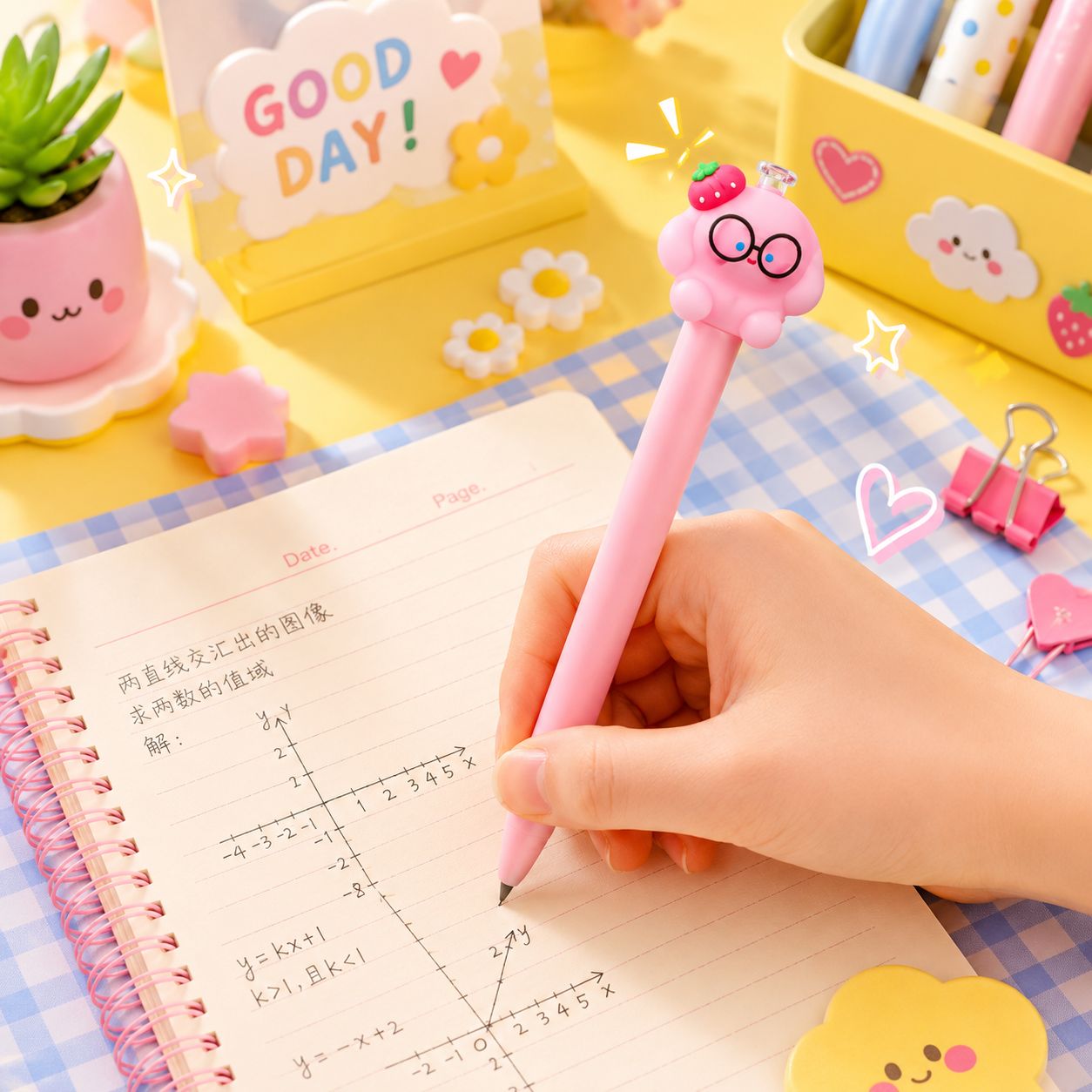 Infinity Strawberry Bunny Mechanical Pencil