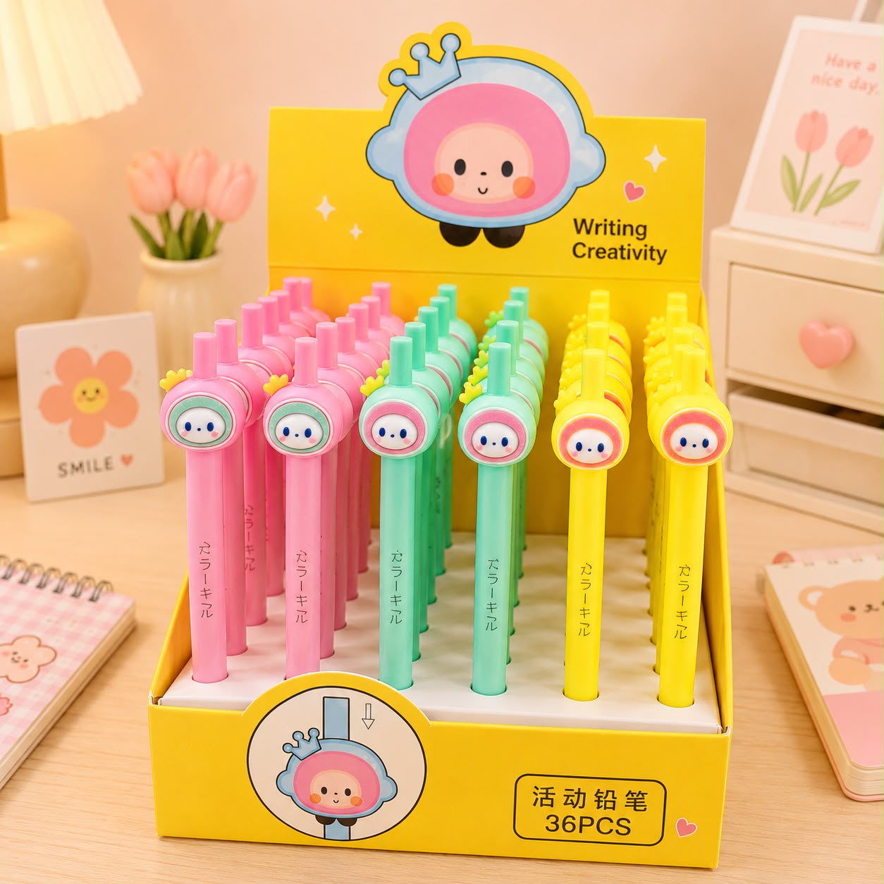 Kawaii Mechanical Pencil with a Crown