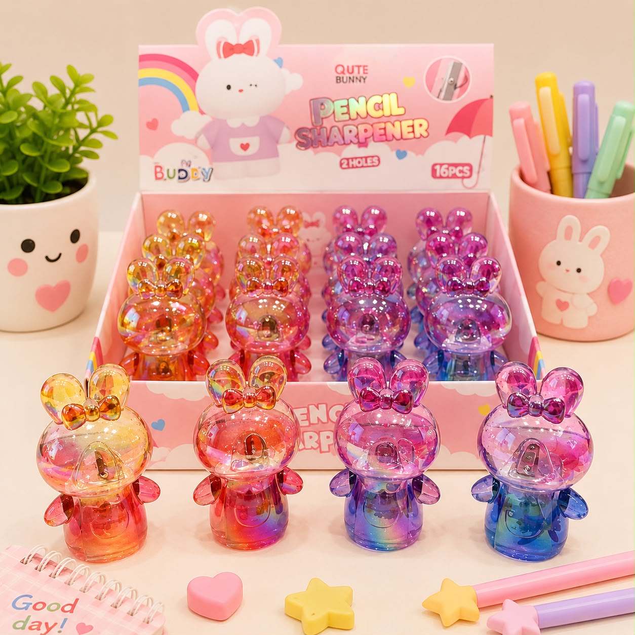 Rabbit Glass Pencil Sharpener