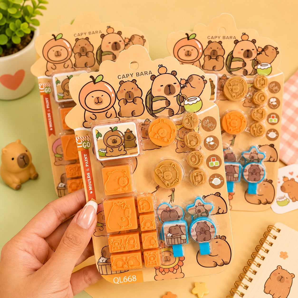 Set de Sellos Capybara
