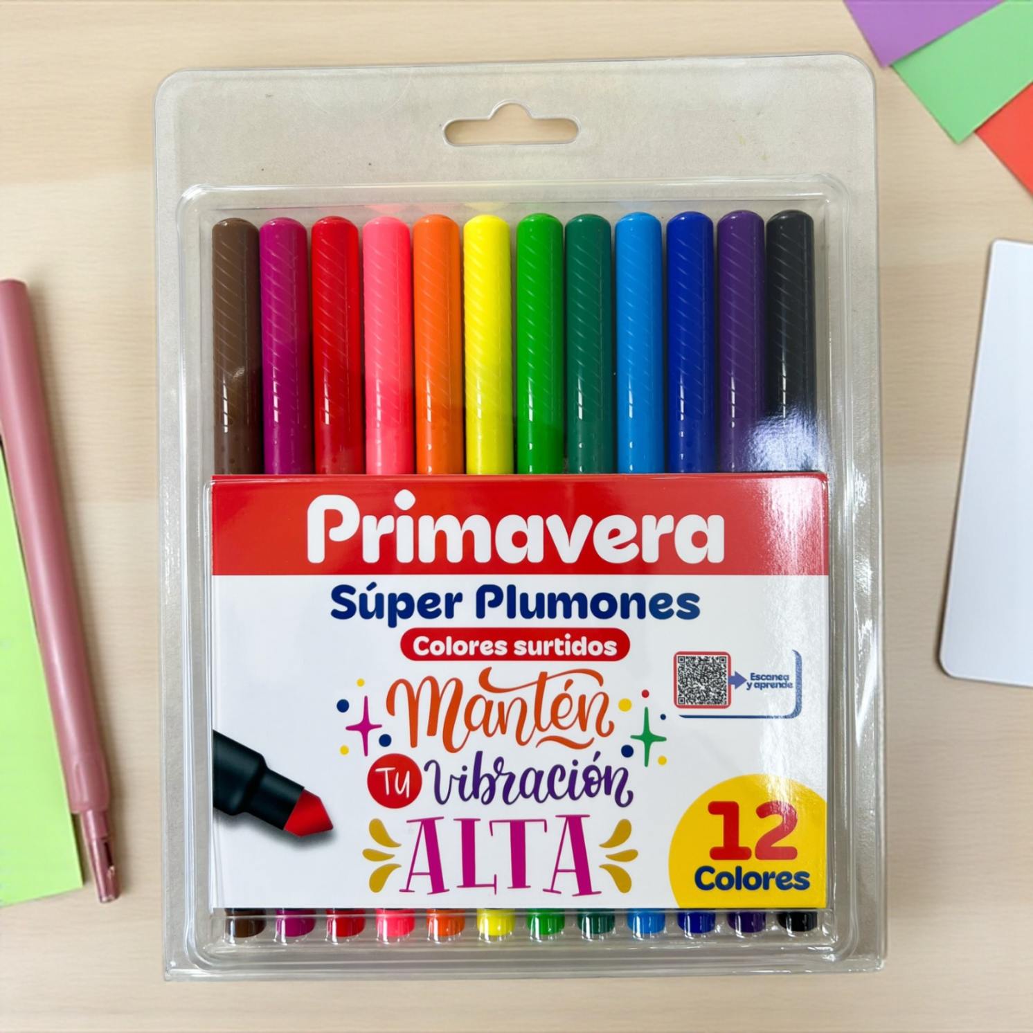 Súper Plumones Primavera x12